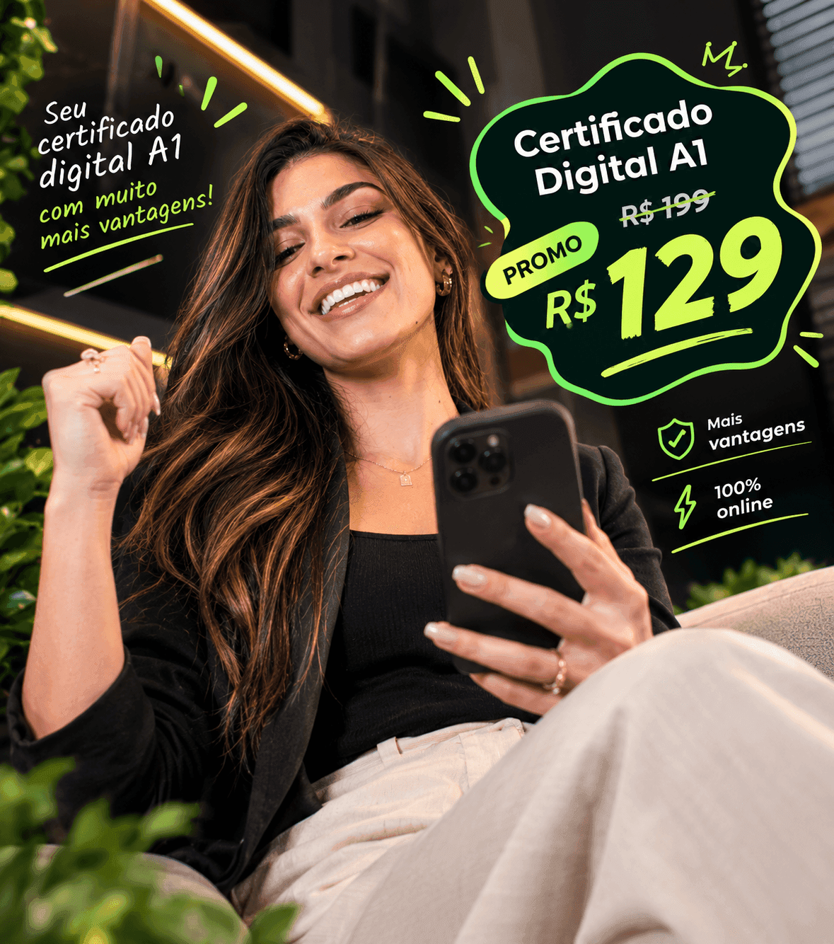 Combo Certificado Digital e-CNPJ A1 + A3 NFER ICP-Brasil